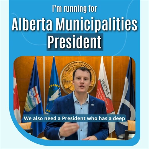 Today, I submitted my nomination forms to become the next President of Alberta Municipalities. For my Councillor and Mayor colleagues across this province: I hope I can have your support! From tiny (but mighty) villages to our largest cities, I have visited Councils in every corner of our province. I am passionate about being a voice for strong local communities. I possess a deep, working knowledge of all aspects of our Association, and my diverse career has focused on hard work, collaboration, 