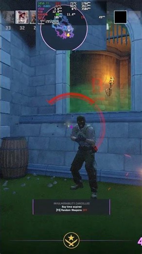 CS2 FPS Benchmark – Ryzen 5 3600X + GTX 1050 Ti on Linux (Wayland) gameplay fps test #shorts