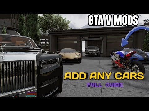 ADD ANY CARS IN GTAV MODS | full guide 🚗