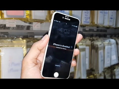 iPhone 6 iPhone is disabled connect to iTunes