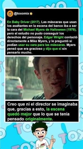 La Mascara de Mike Myers NO ESTABA Planeada pero quedo mejor de lo esperado... #curiosidades