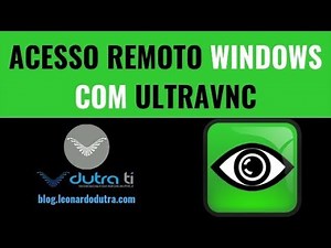 Como Fazer Acesso Remoto Windows com Ultravnc Server - Dicas do Léo