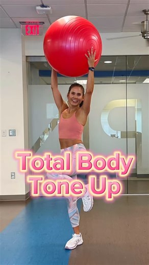 Let’s have a BALL In this total body workout combining cardio and bodyweight strength moves *Quick tip* When holding the ball, squeeze it tight to get some extra sneaky upper body work in ❤️ Like  Repost Save ‍♀️ Share SUBSCRIBE to my YouTube Channel, Allyfitatl | allyfitatl | Facebook