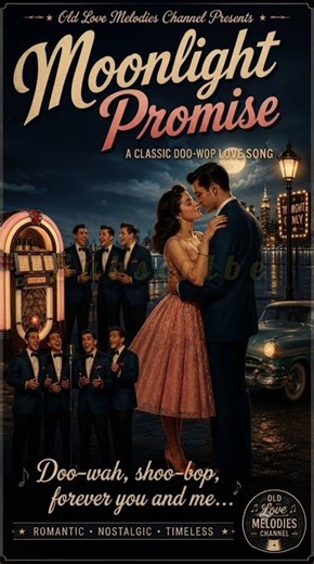 🌙 Moonlight Promise | Original 1950s Doo-Wop Love Song ❤️ #Shorts