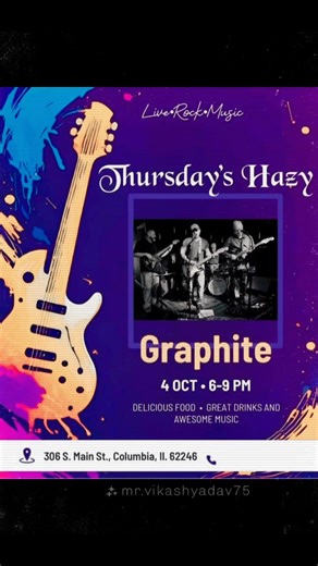 Live at Graphite in Columbia | Thursday's Hazy | Facebook