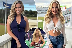 \"Put me in coach\": Paige Spiranac showcases NFL style obstacle course training