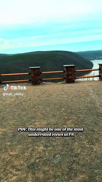 POV: this might be one of the most underrated views in PA. The clips glide along the overlook, highlighting the river and distant hills. If you're near Philly and need a nature escape, this is the spot. #scenicview#scenicviewiew #t#travelpariverviews #natureescape