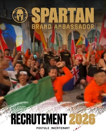 BRAND AMBASSADORS 2026 📢 Le recrutement pour devenir Spartan Brand Ambassadors en France l’année prochaine vient de commencer ! Si tu veux rejoindre les rangs pour 2026 postule dès maintenant en remplissant ce formulaire : https://bit.ly/3MCwcdF Tu as jusqu’au 19 décembre pour candidater. La sélection officielle se fera à la mi-janvier. | Spartan Race France