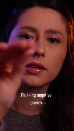 Negative energy removal to make you feel better 💖 #asmr #asmrvisual #pluckingasmr #negativeenergy