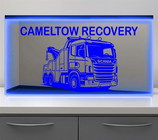 Truck Cab RGB Colour Changing Led Mirror Light Board, Customisable - Etsy UK