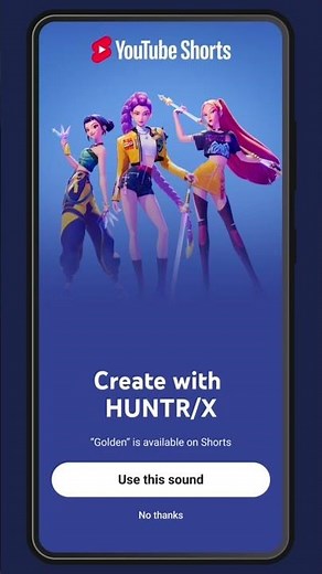 Make your YouTube Shorts 🌟 golden 🌟 with #KPopDemonHunters.