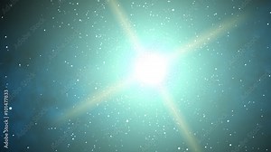 Galaxy Stargaze (60fps). The massive bright center of a galaxy in far off in outer space flares the camera lens.