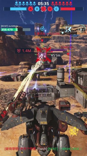 #Waymaker finds Atlas soft but UE Nodens chewy #warrobots War Robots #gaming #wr #titanslayer