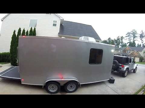 Bicycle Hauler Camper Cargo Trailer Conversion