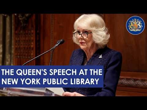 Watch in full: The Queen's speech at the New York Public Library