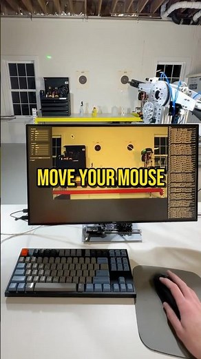 Python-powered turret demo! cc @sts_3d #robot #robotics #python #arduino #youtubeshorts #shorts