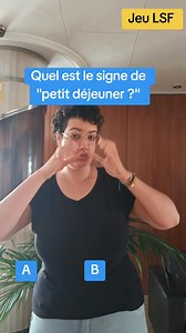 4.6K views · 109 reactions | Saluuuuut ! On a faim de bon matin alors comment signe t-on le petit déjeuner ? Des bisous  | Ohpassion Lsf | Facebook
