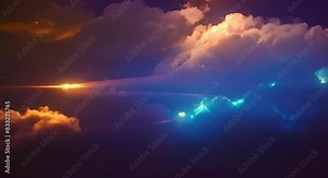 Cloud Computing: Leveraging Remote Storage and Processing Resources for Scalable IT Solutions. Concept Technology, Cloud Computing, Remote Storage, Scalable Solutions, IT Stock Video