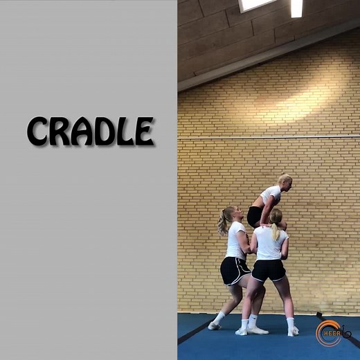 HOW TO: CRADLE DISMOUNT #groupstunts #groupstunt #groupstunting #cheerlove #cheertip #cheertipsss #cheertipsandadvice #cheerloudorgohome #cheerleadingtips #cheerleadingtiktok