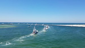 The Best of the Best!! 35 fishing teams fishing fishing for more than $800,000 during the Orange Beach Billfish Classic. We had the pleasure of watching them depart at Perdido Pass today, wishing every team a successful and safe return. Weigh-ins are Tuesday at 7 PM and Wednesday at 6 PM, come join us at The Wharf. | City of Orange Beach