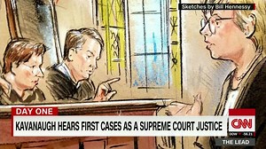 Kavanaugh hears first cases as Supreme Court justice