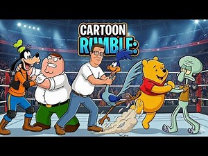 Royal rumble but its Cartoon characters only