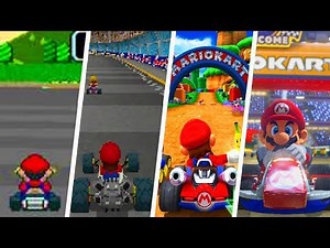 Evolution of First Mario Kart Tracks (1992 - 2018)