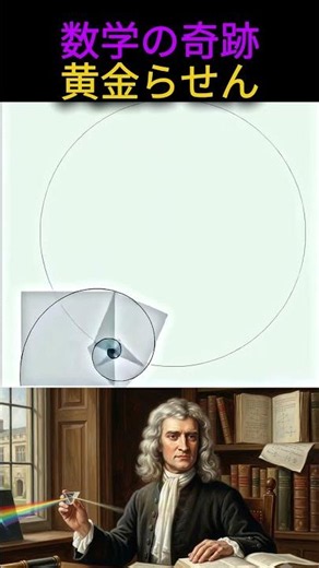 【驚愕】自然界に隠された美しい数学の法則！黄金比とフィボナッチ螺旋の神秘 #Shorts #黄金比 #フィボナッチ数列 #数学 #幾何学 #サイエンス #雑学 #神秘