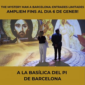 EXPOSICIÓ ÚNICA AL MÓN A BARCELONA: ÚLTIMS DIES, ENTRADES LIMITADES! Descobreix una rèplica hiperrealista de l'Home del Sant Sudari a la Basílica del Pi de Barcelona. Disponible només fins al 6 de gener de 2025. Viu una experiència commovedora. Viu The Mystery Man. 👉 Reserva la teva entrada amb descompte a themysteryman.com. EXPOSICIÓN ÚNICA EN EL MUNDO EN BARCELONA: ¡ÚLTIMOS DÍAS, ENTRADAS LIMITADAS! Descubre una réplica hiperrealista del Hombre de la Sábana Santa en la Basílica del Pi de Barc