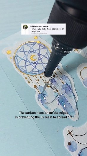 25K views · 221 reactions | Want to make your stickers longer-lasting? Try this. Happy crafting! 﫰勺 #resinwithme #resinhacks #resintips #resintechniques #resinsecrets #resincrafts #resinart #uvresin #uvresincraft #uvresinart #uvresinstickers | Ejoy's Art Space | Facebook