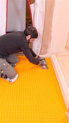 16K views · 63 reactions | Schluter DITRA HEAT Peel and Stick mat...