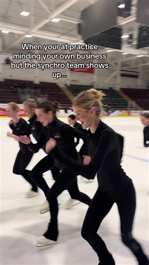 Unexpected Moments in Synchronized Skating Practices