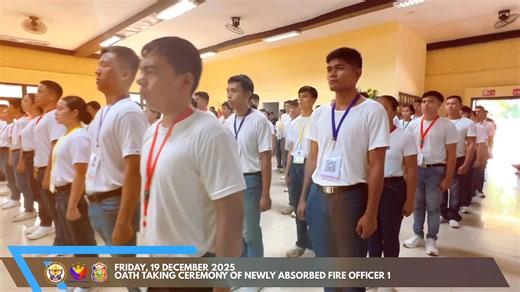 Watch: Highlights of the Oath Taking Ceremony of the Seventy-Four (74) Newly Absorbed Fire Officer 1 of BFP CALABARZON #ARIVACALABARZON | Bureau of Fire Protection CALABARZON