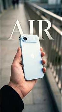 iPhone Air First Look 😍 Ultra Slim Apple Phone