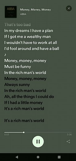 Money Money Money Song - ABBA