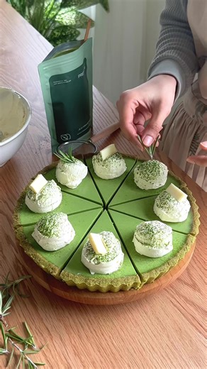 Delicious Matcha Custard Tart Recipe with Premium Matcha | Easy and Tasty