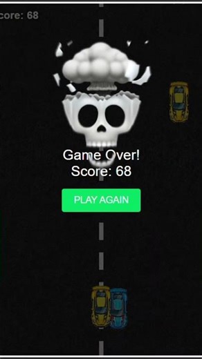 Fastest Car Ever!🔥 Game Speed Test #shorts #trading#codingshorts #stockmarket #javascript #money