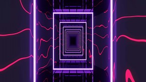 Endless Journey in the Pink Hallway, VJ DJ Loops