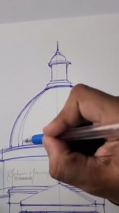 Architectural Sketching with Ballpoint Pen – Stunning Illustrations