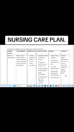 NURSING CARE PLAN