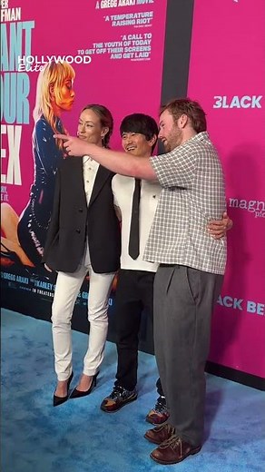 Olivia Wilde, Gregg Araki and Cooper Hoffman Pose Together at I Want Your Sex Premiere