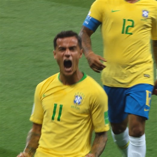 Coutinho. 🇧🇷🎯 #FIFAWorldCup | FIFA World Cup