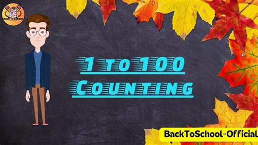 Learn 1 to 100 Counting | Fun and Easy Educational Video for Kids |  @BackToSchool-Official
