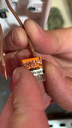 Turn any light switch wireless with the Philips switch module #electrician #sparky #philipslighting #wireless #lightswitch #wago #crimping #crimp #philipshue #wiha