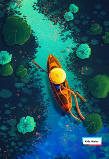 Would you read a children’s book in this world? #illustrationtok #procreateart #childrensbookillustration #artistsoftiktok #calmart Open for commissions 🌙