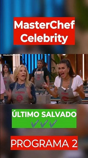 The person who was saved from the Elimination Gala Masterchef Celebrity Argentina 2025 PROGRAM 4