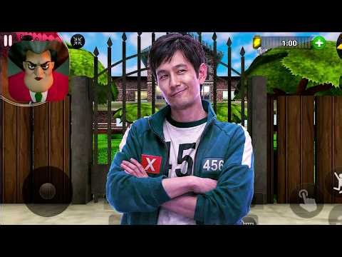 Scary Teacher 3D - Squid Game 3 456 Seong Gi-hun New Update Special Chapter TTH Part 25 Gameplay