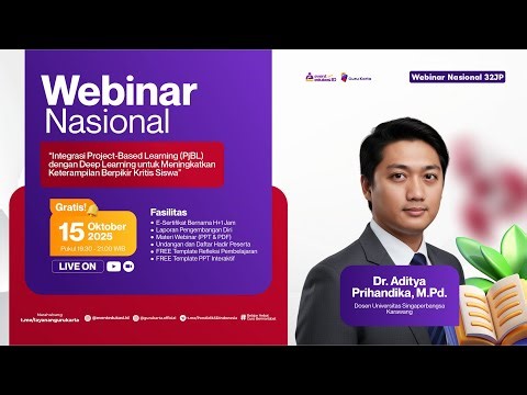 H1: Webinar Integrasi Project-Based Learning (PjBL) Deep Learning Meningkatkan Berpikir Kritis Siswa
