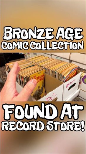 COMIC COLLECTION FOUND AT A RECORD STORE! #keycomics #comiccollection #comicbooks
