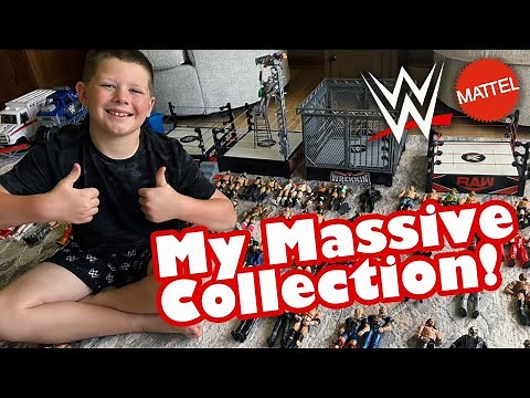 MASSIVE COLLECTION OF WWE ACTION FIGURES!